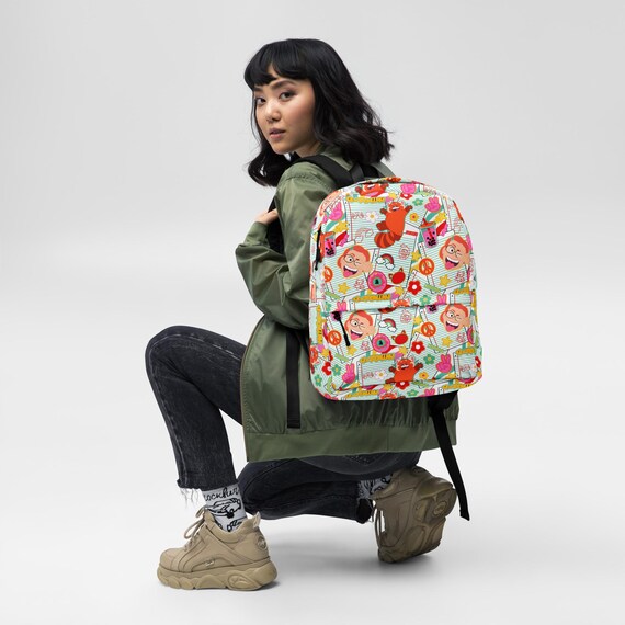 Turning Red Backpack: Personalized Mei Lee Red Panda School  display picture 3