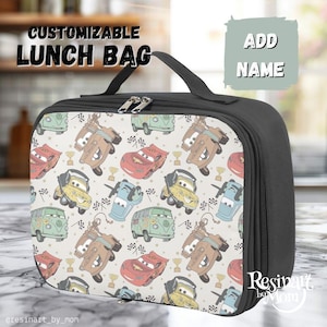 Lightning McQueen Isolierte Lunch Tasche, Disney Cars, anpassbar