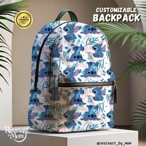 Sac à dos Stitch, Cartable Stitch pour enfants, Sac à dos Disney, Sac Disney, Cartable Disney, Sac à dos personnalisable