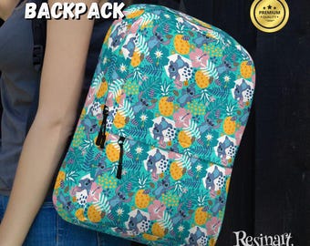 Mochila Stitch, mochila escolar Disney, personalizable