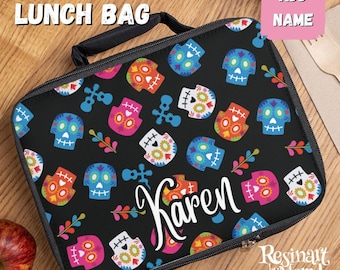 Disney Coco Insulated Lunch Bag, Customizable Día de los Muertos Lunch Tote