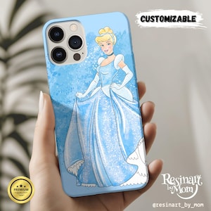 Cinderella Phone Case | Disney Princess iPhone Samsung Cover | Fairytale Gift for Her | Princess Accessory