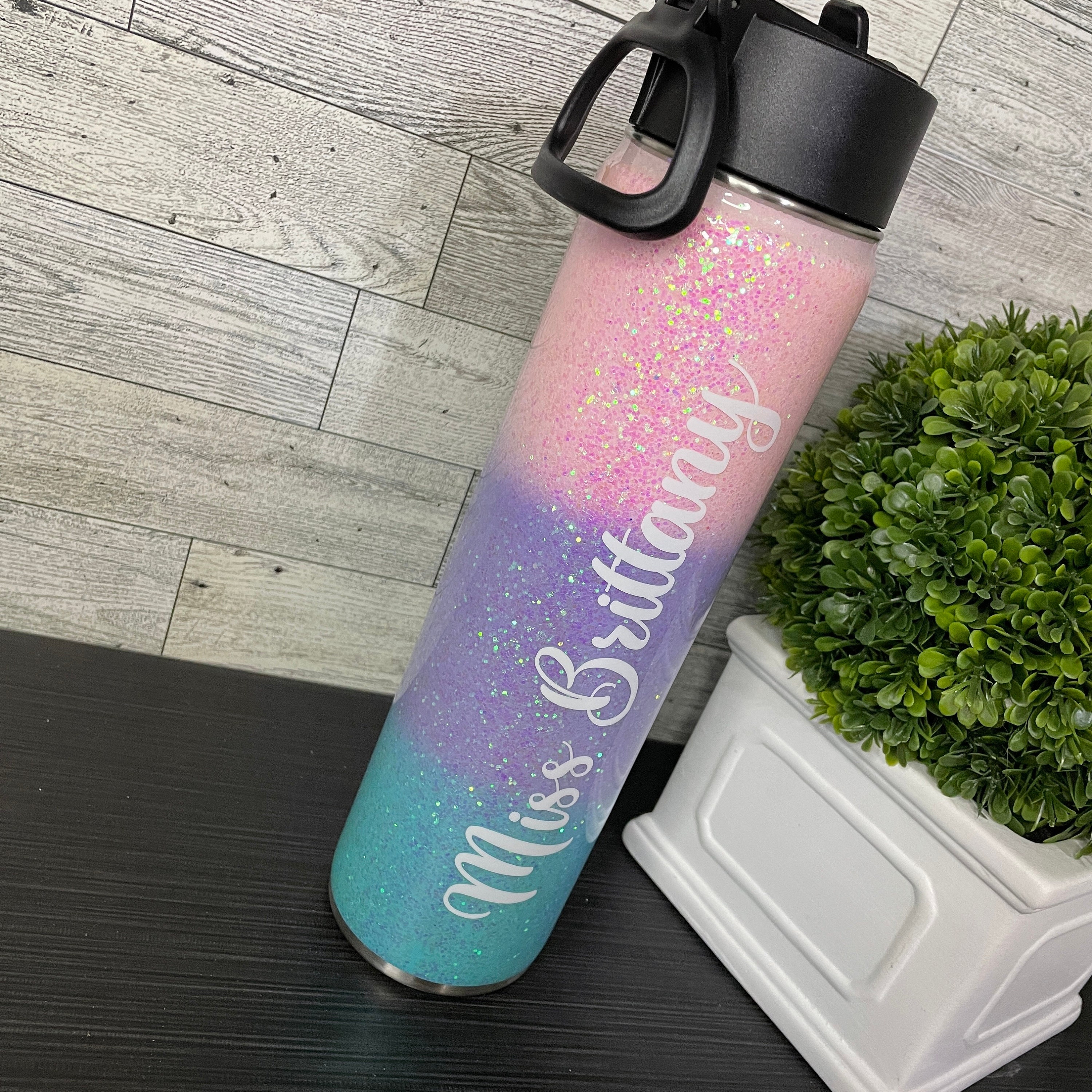 Gymnast Glitter Tumbler / Gymnast Tumbler / Gymnastic Tumbler Etsy