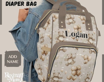 Teddy Bär Windel Tasche, Neutral Baby Rucksack, Baby-Dusche-Geschenk