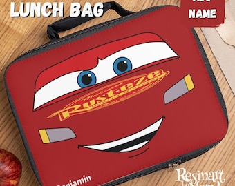 Lancheira térmica personalizável do Relâmpago McQueen, Disney Pixar