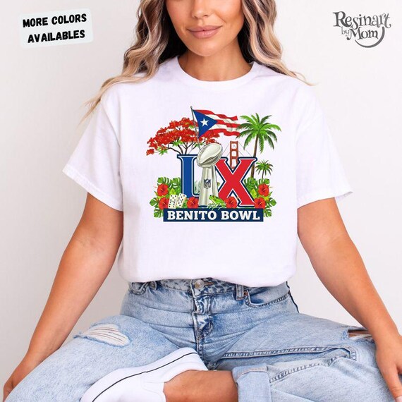 Benito Bowl Football T-Shirt • Puerto Rico Super Game Tee