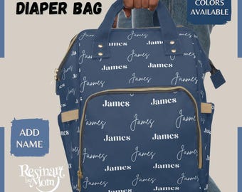 Bolsa de pañales personalizada: bolso de viaje personalizado, regalo para mamá primeriza