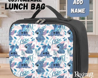 Borsa termica per il pranzo Disney Stitch, personalizzabile