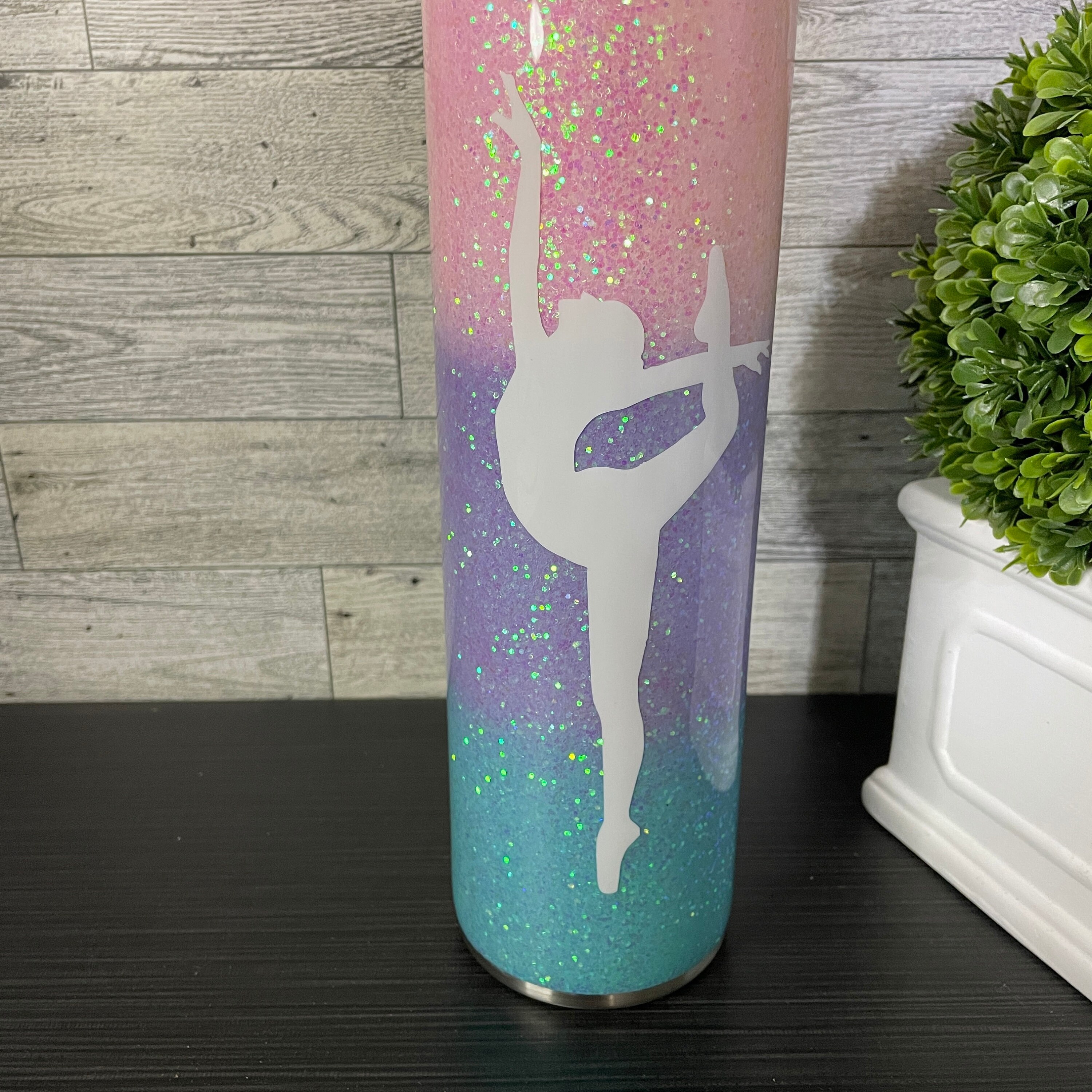 Gymnast Glitter Tumbler / Gymnast Tumbler / Gymnastic Tumbler Etsy