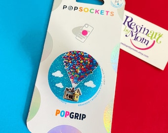 Up Movie Swappable Phone Grip| Pixar Phone Grip | Adventure Balloon House Grip | Disney Phone Accessory | Gift for Disney Fans
