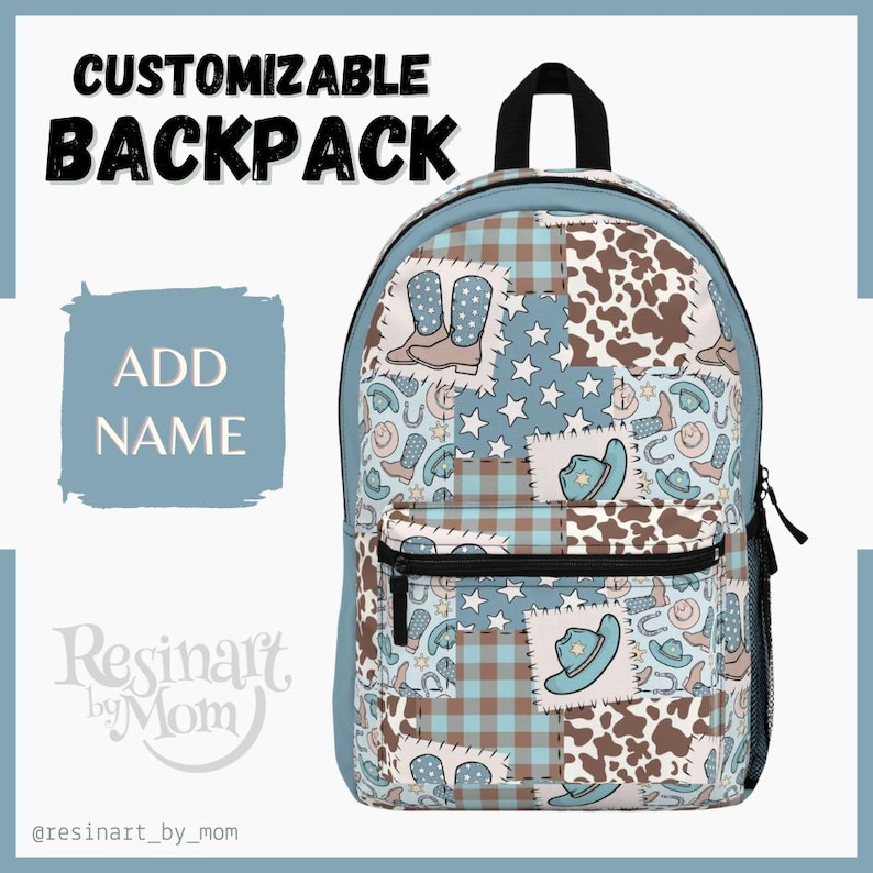 Cowboy Backpack: Western Style Kids Travel Bag - Etsy
