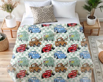 Disney Cars fleecedeken, aanpasbare naamdeken