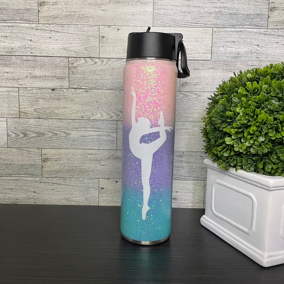 Gymnast Glitter Tumbler / Gymnast Tumbler / Gymnastic Tumbler Etsy