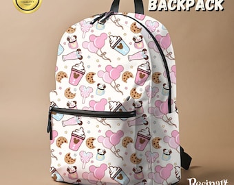 Mochila Disney Snack personalizable con estampado de Mickey y pretzel