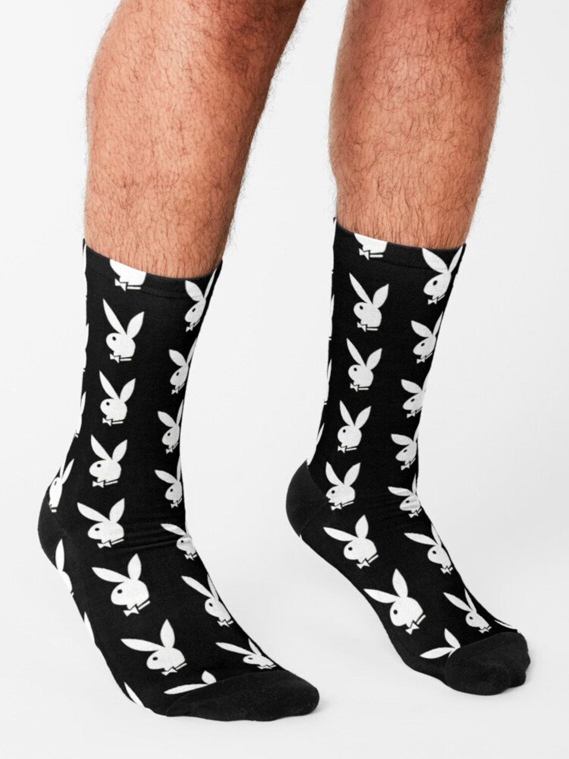 PLAYBOY logo Socks Playboy Enterprises Socks Playboy Etsy