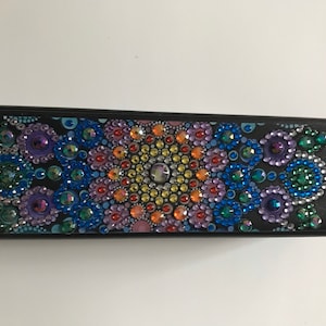 Estuche para anteojos con diamantes de imitación