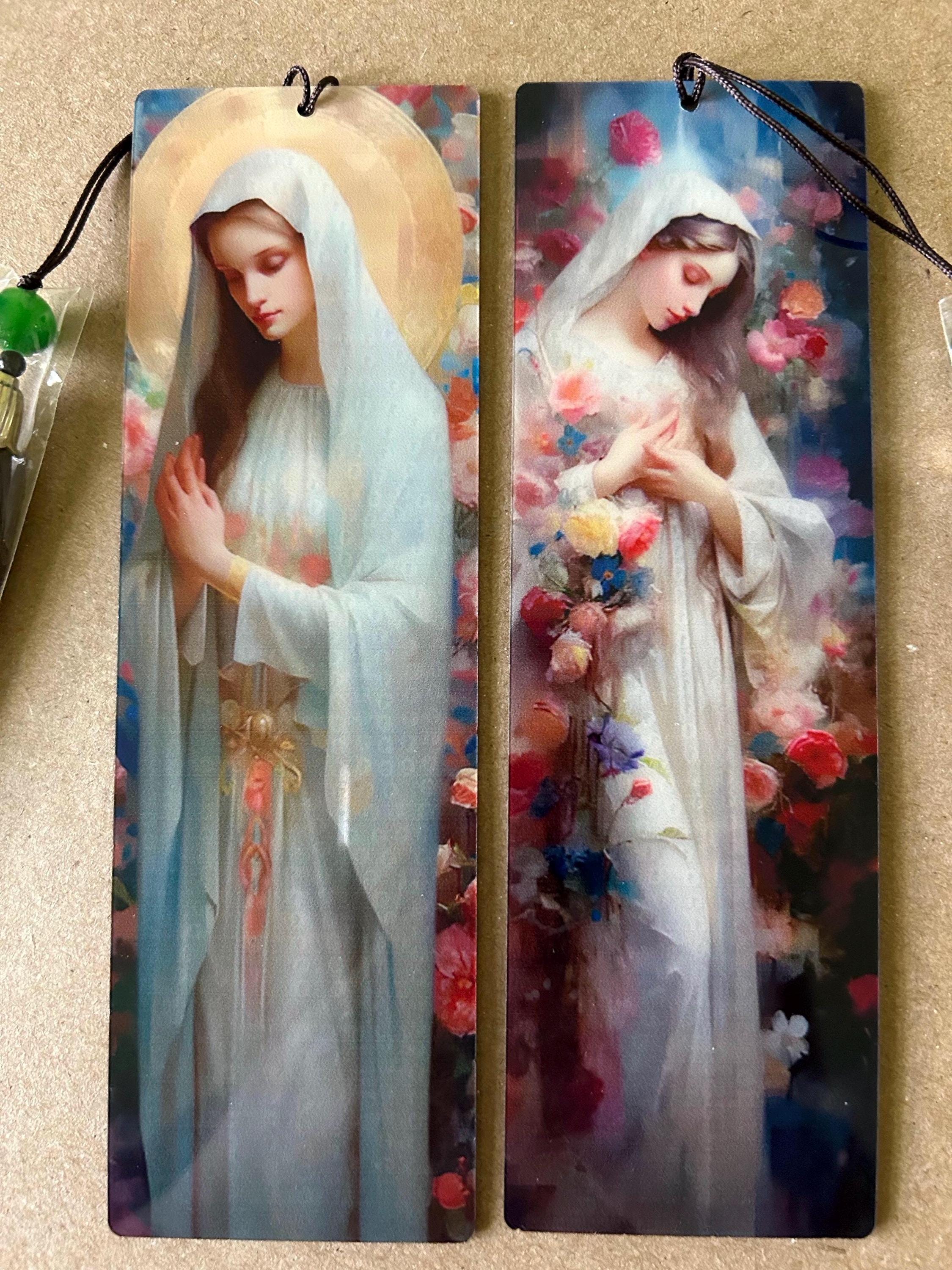 Virgin Mary Bookmark Set - Etsy