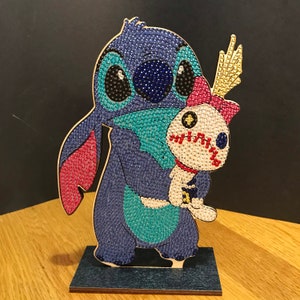 Cute Lilo Crazy Stitch - 5D Diamond Painting - DiamondByNumbers - Diamond  Painting art