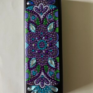 Estuche para gafas con diamantes de imitación
