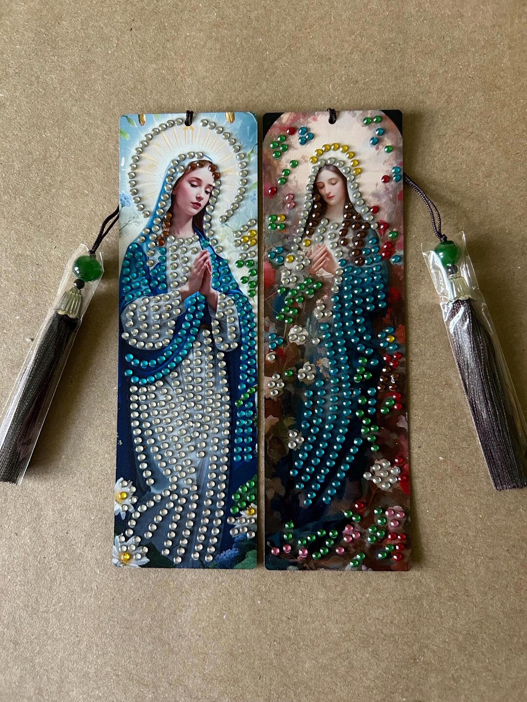 Virgin Mary Bookmark Set - Etsy