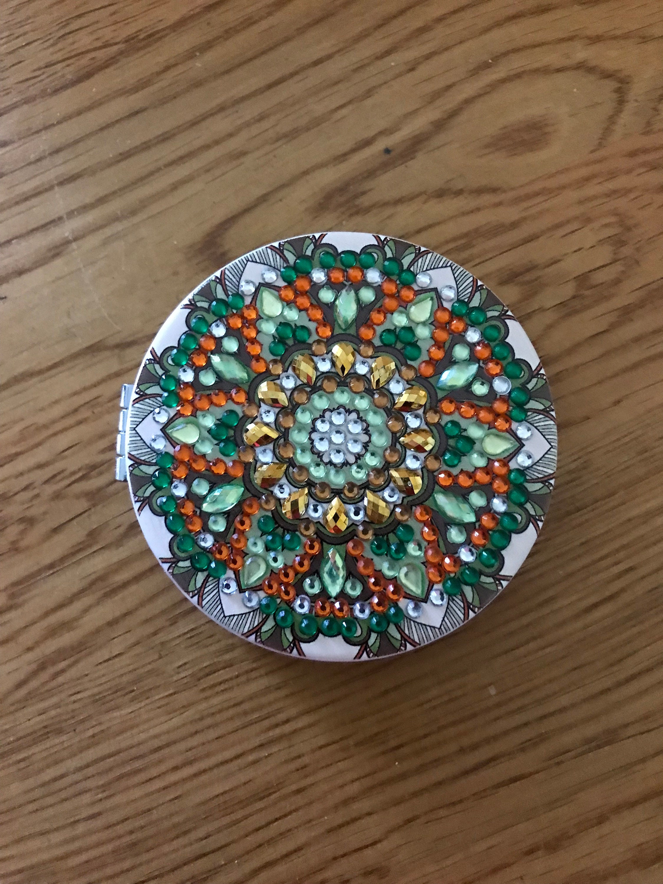 Ethnic Mandala Diamond Painting, DIY Mosaic Kit, Drill Crystal Rhinestone  Art, , Mandala Decor, Boho Decor DIY, Vintage Mosaic Art 