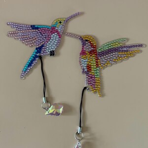 Hummingbird bookmark set