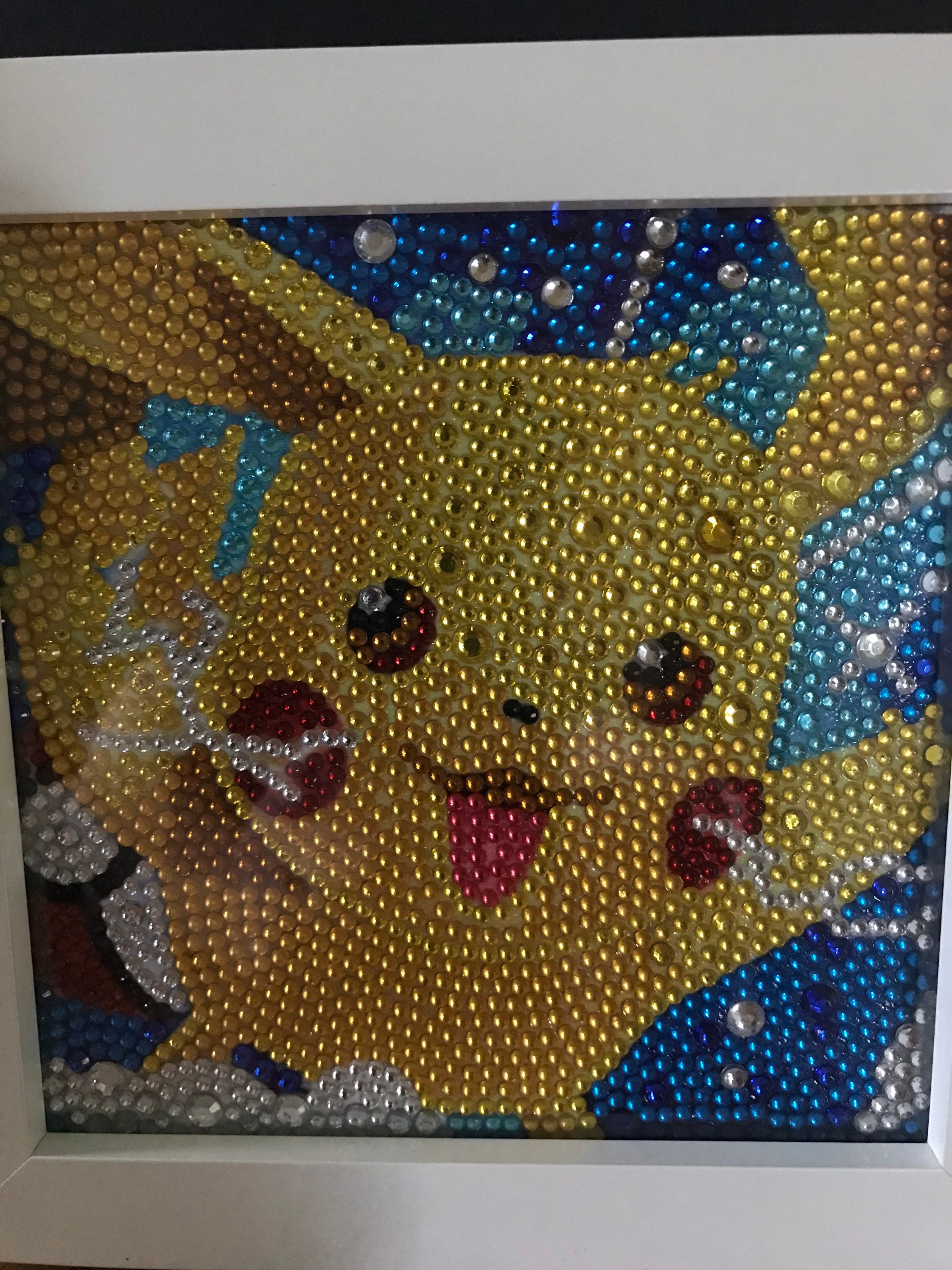 Framed Pikachu Diamond Art -  Denmark