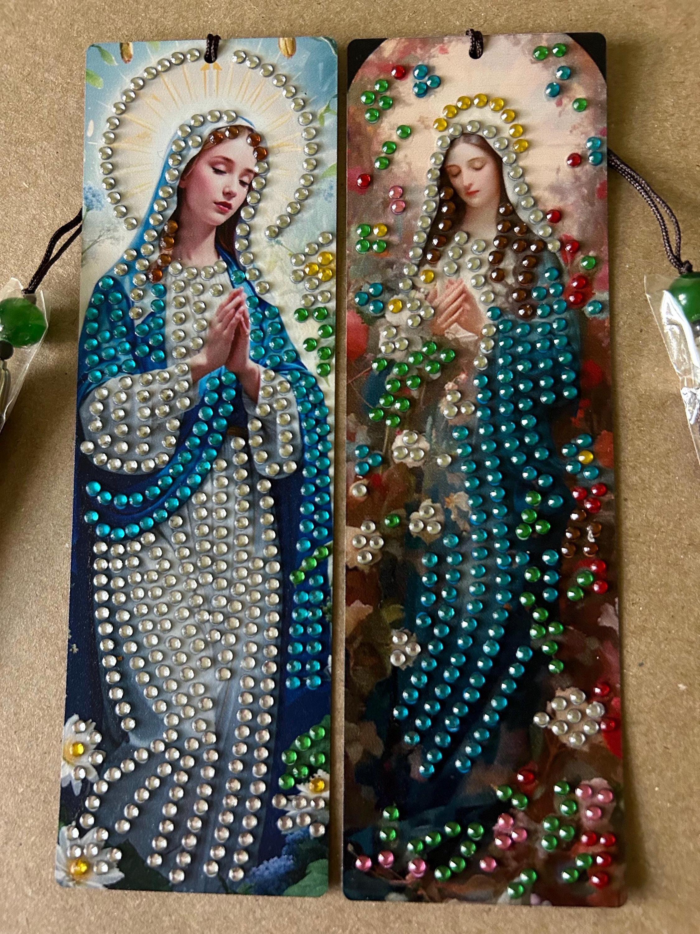 Virgin Mary Bookmark Set - Etsy