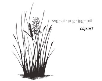 Download Grass Tall Grass Svg Etsy