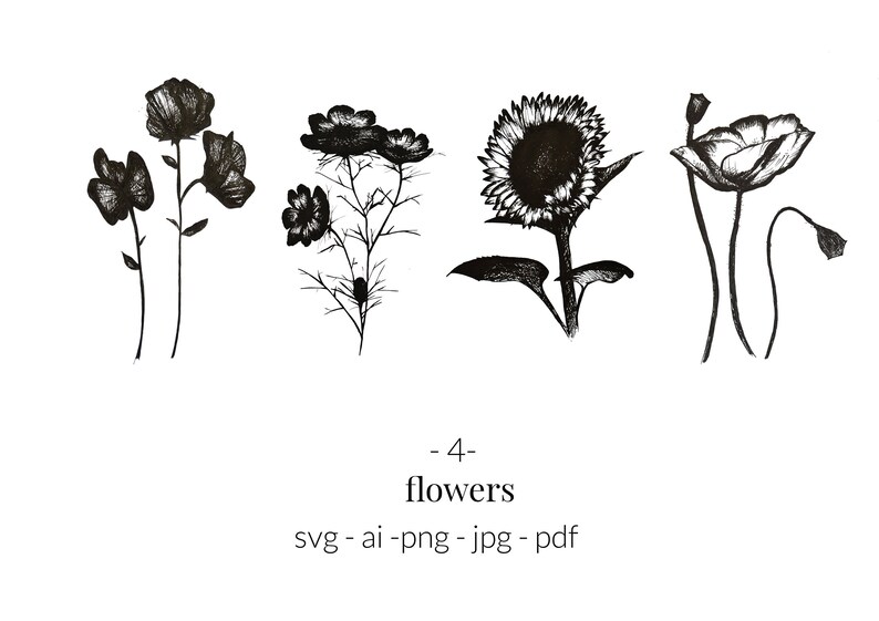 Free Free 143 Flower Svg Transparent Background SVG PNG EPS DXF File