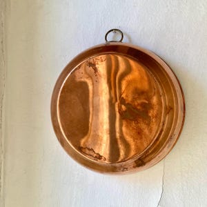 Vintage copper pastry mould Copper cake mold Decorative cake mould Rustic kitchen wall decor Cottagecore decor