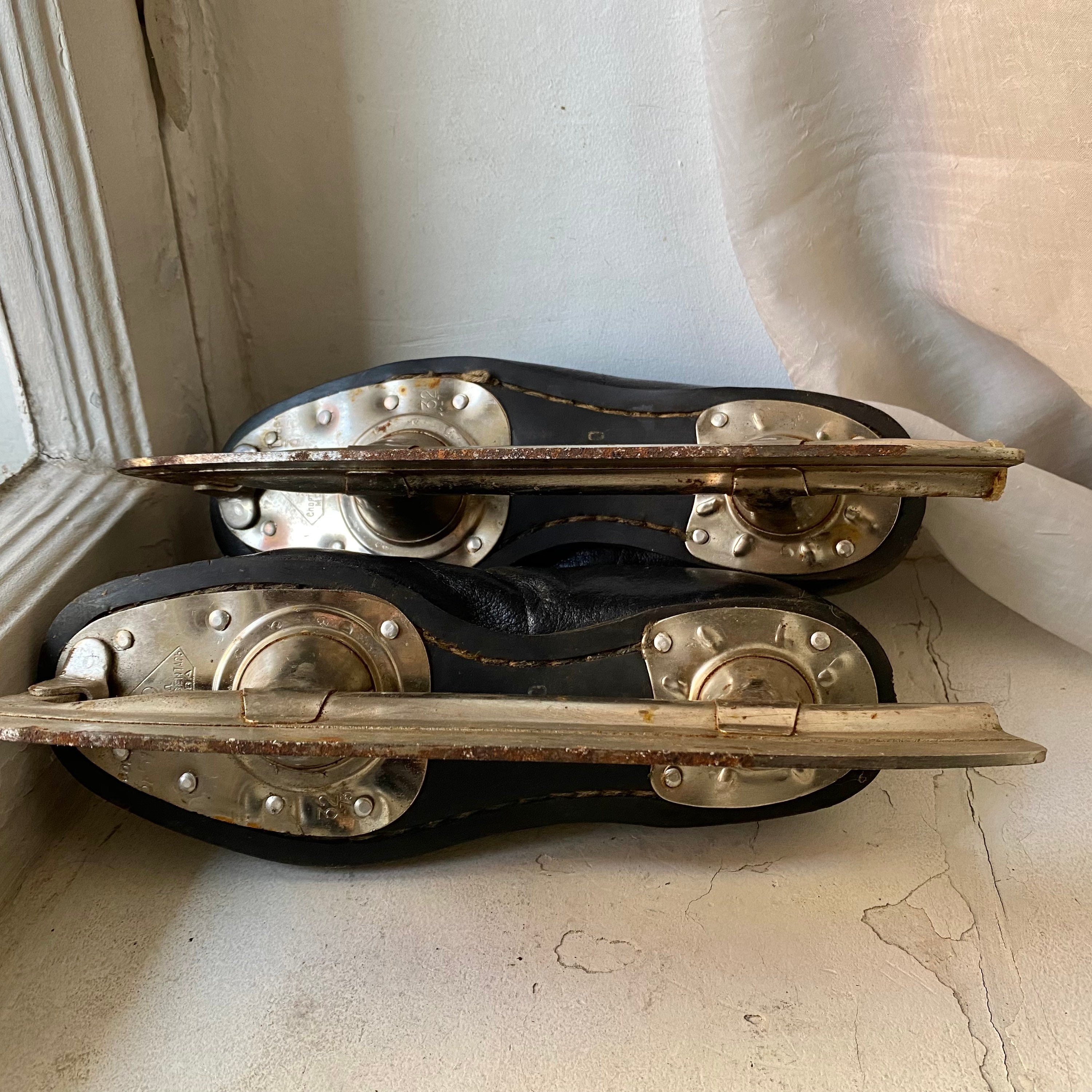 Vintage Black Ice Skates Vintage Childrens Ice Skates Etsy