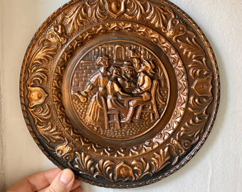 Assiette Murale Vintage en Céramique de Keramik Manufaktur Kupfermühle