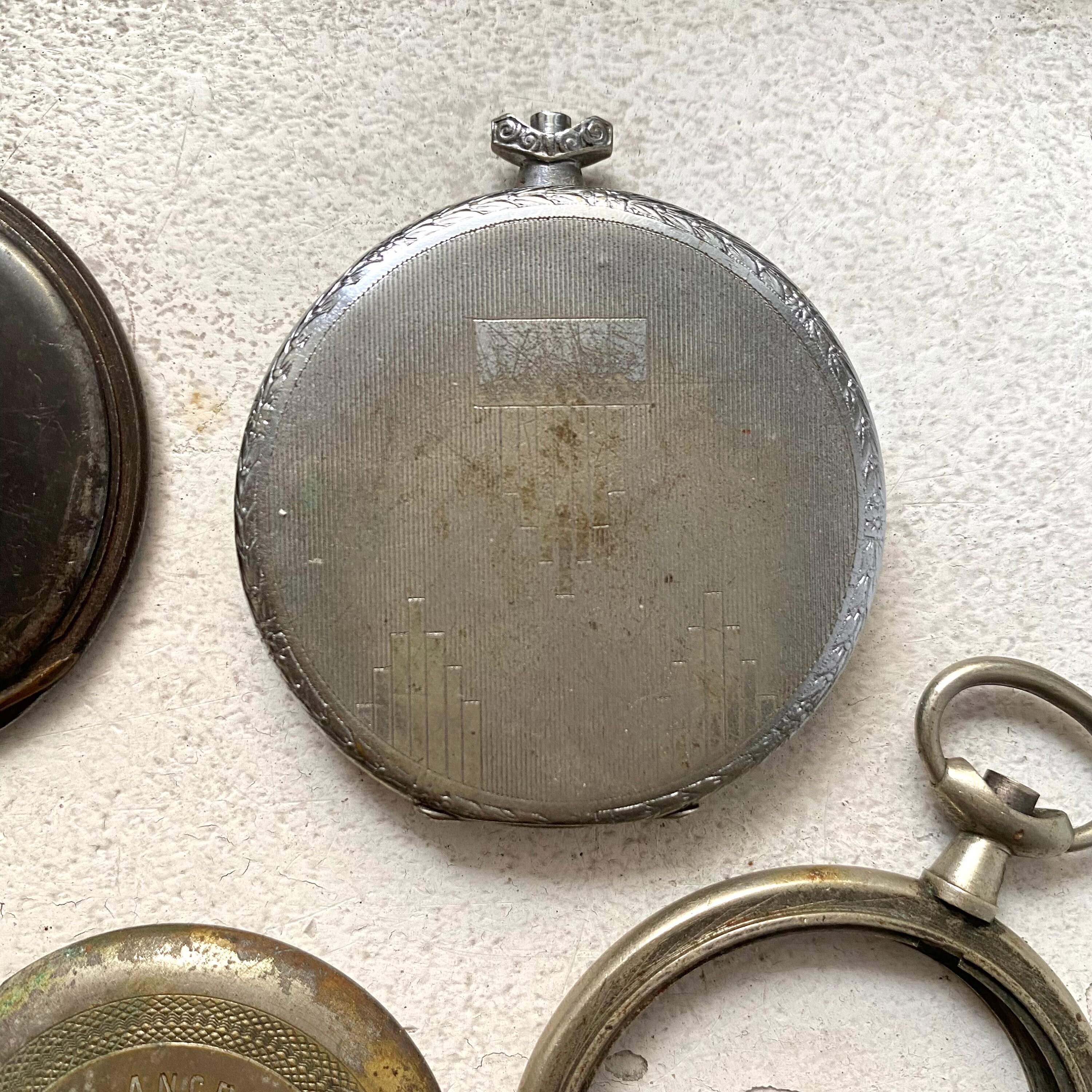 Set of 11 Antique Pocket Watch Parts Antique Pocket Watch Etsy