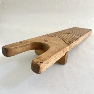 Vintage boot jack Vintage boot puller Wooden boot jack Rustic boot jack Primitive handmade boot remover Vintage rustic decor