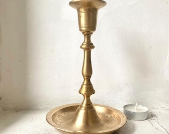 20世紀初頭の、背が高くて重量感のある英国のヴィンテージ真鍮製
