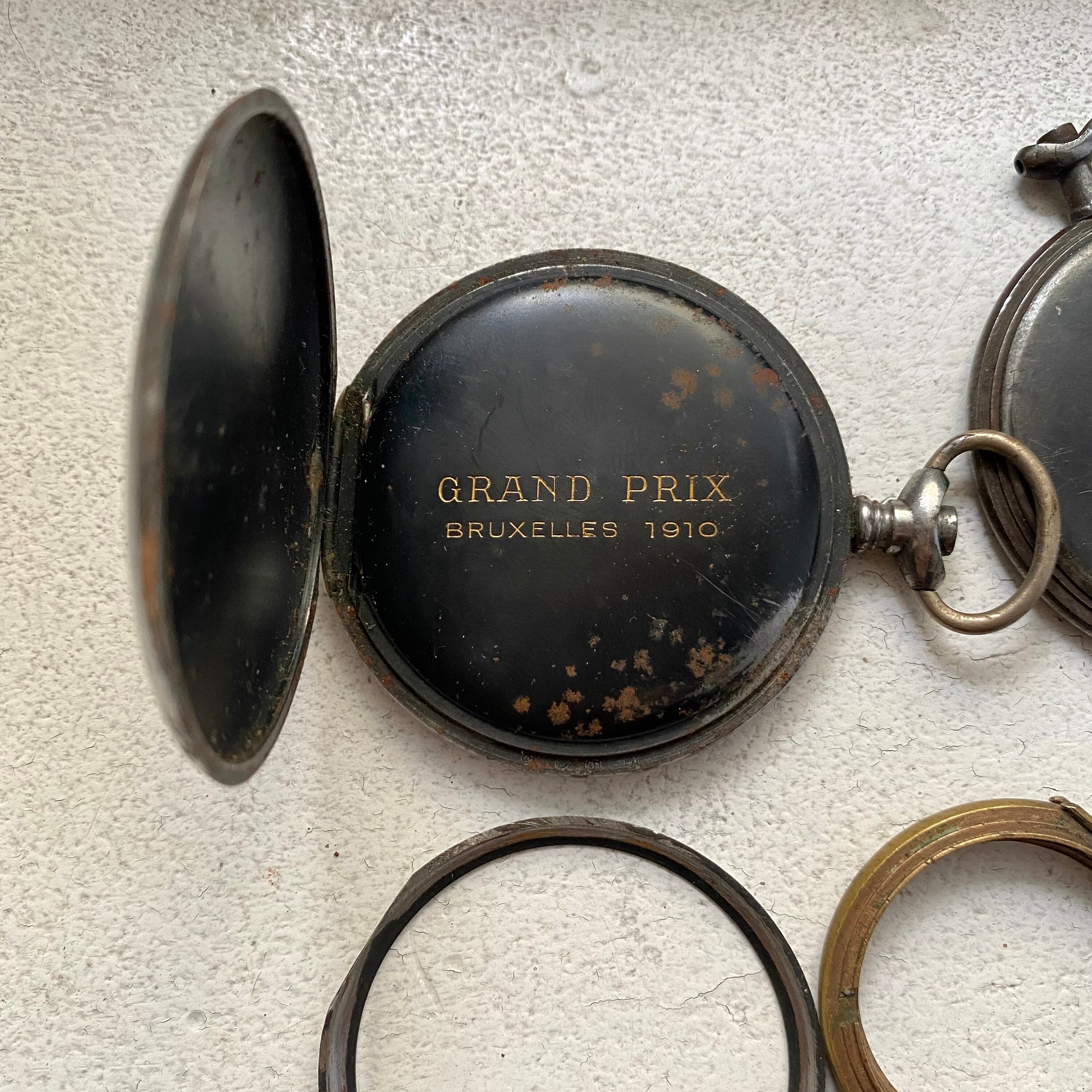 Set of 11 Antique Pocket Watch Parts Antique Pocket Watch Etsy