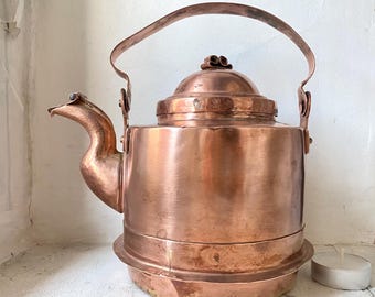 20世紀初頭の大型アンティーク銅ケトル - Etsy 日本
