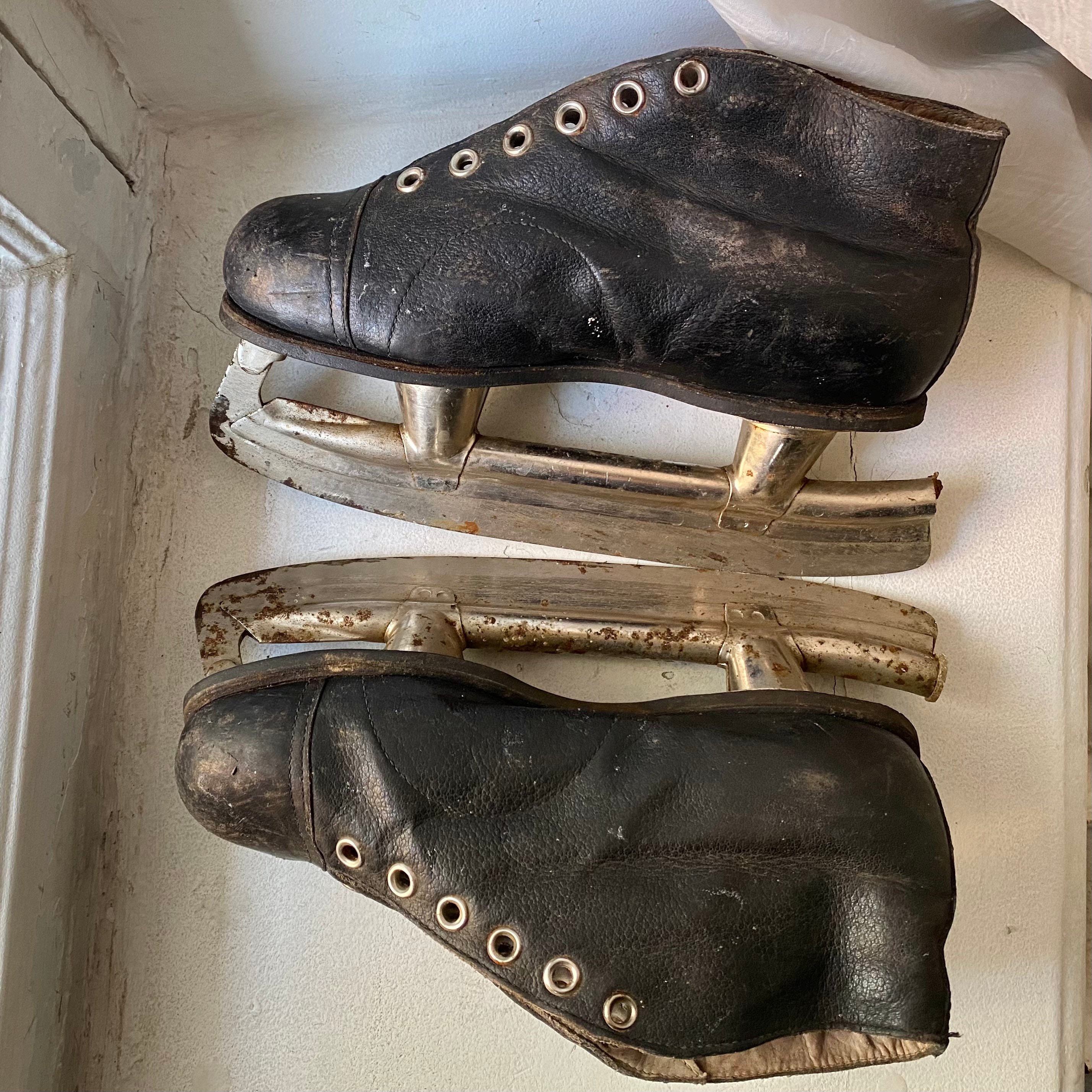 Vintage Black Ice Skates Vintage Childrens Ice Skates Etsy