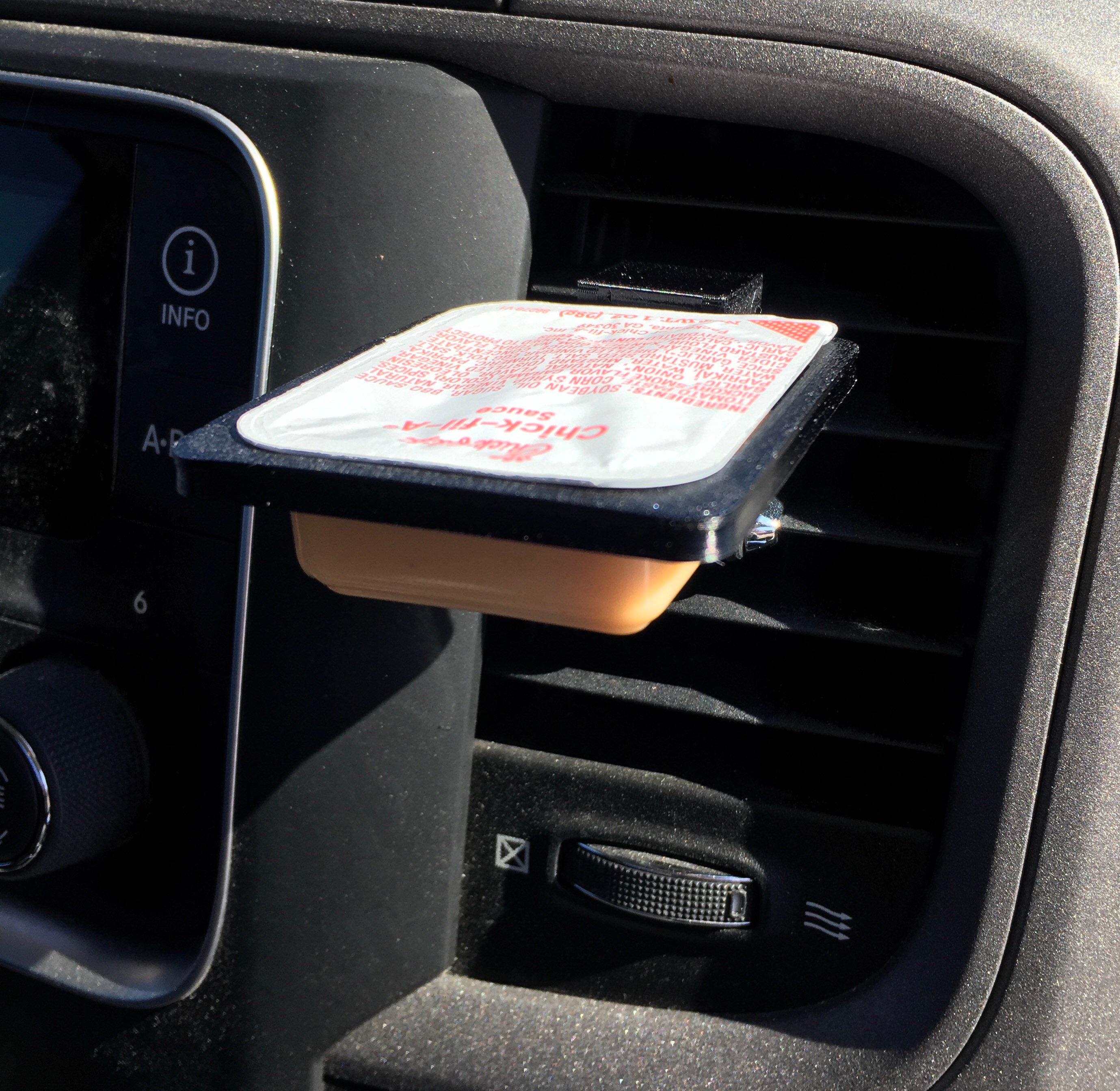 2 Car Vent Sauce Holders. Holds small and large dipping Etsy