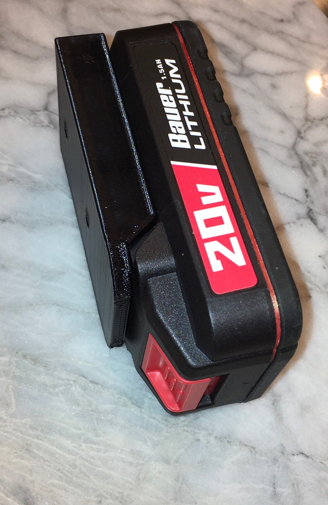 Four Pack of 3D Printed Battery Holders for BAUER 20 Volt Tool Etsy