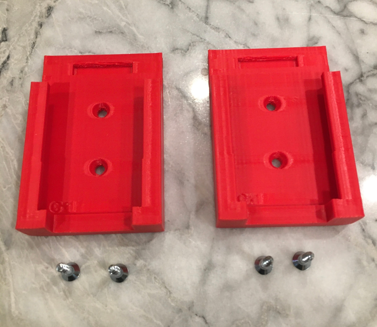 Two RED 3D Printed Battery Holders for CRAFTSMAN 20 Volt Tool Etsy