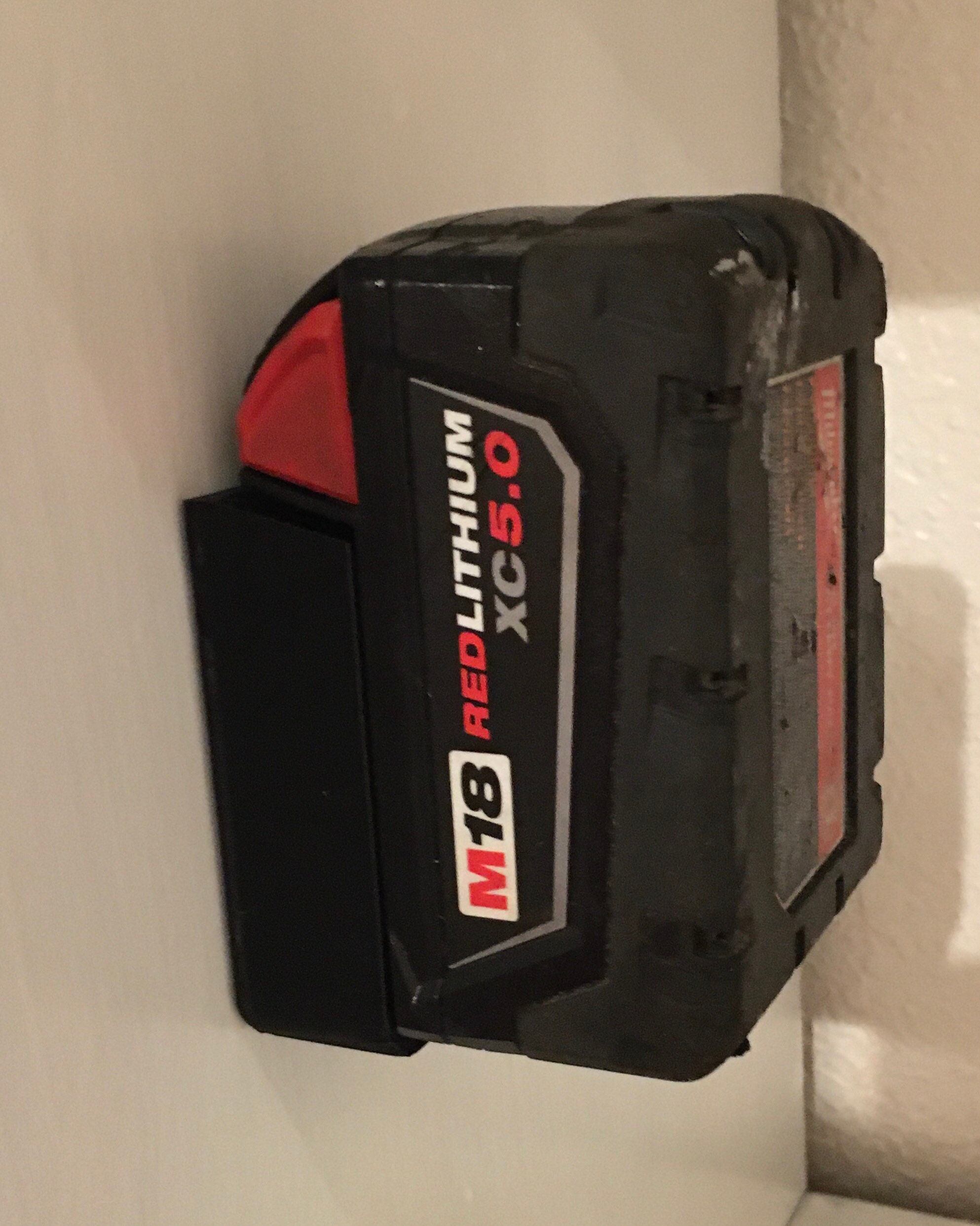 TWO 3D Printed Battery Holders for Milwaukee M18 Batteries. Etsy UK