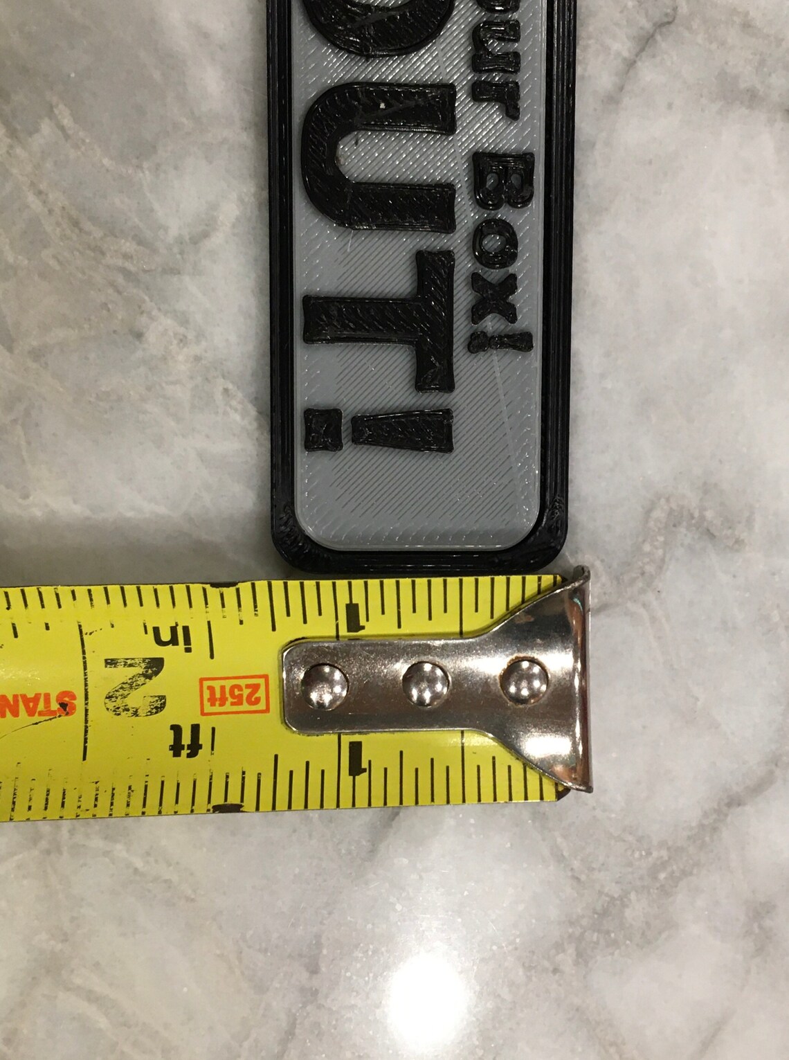 Personalized Tool Box Nameplate 3D Printed With Your Etsy