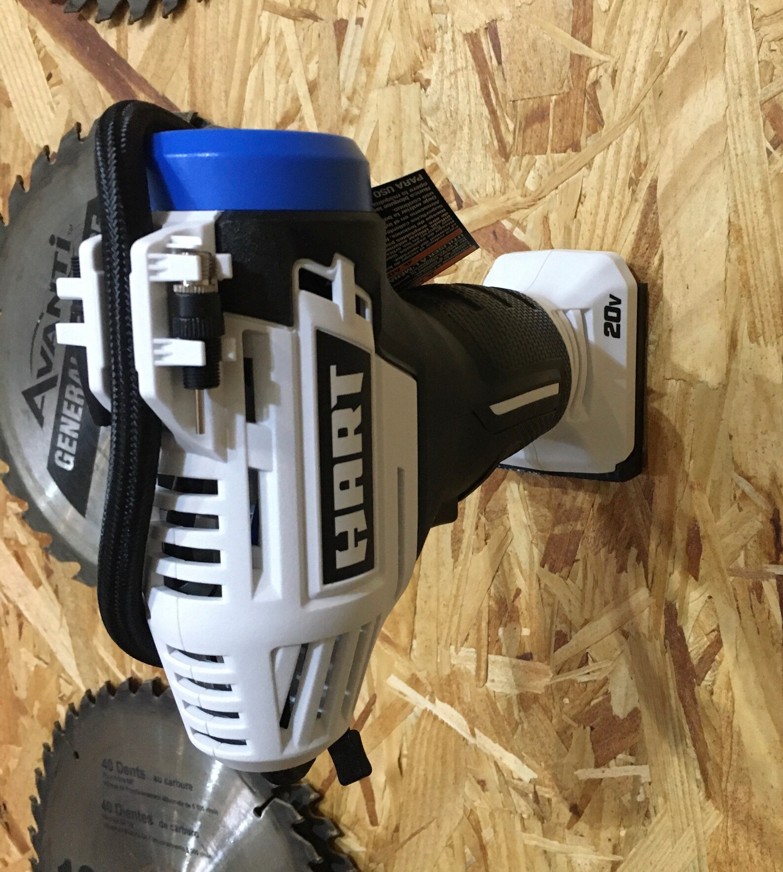 Four 3D Printed Tool Holders for HART Brand Tools. Free Etsy