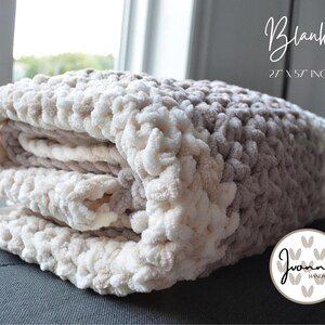 Chunky Knit Blanket Kit Chunky Knit Blanket Wool DIY Chunky 