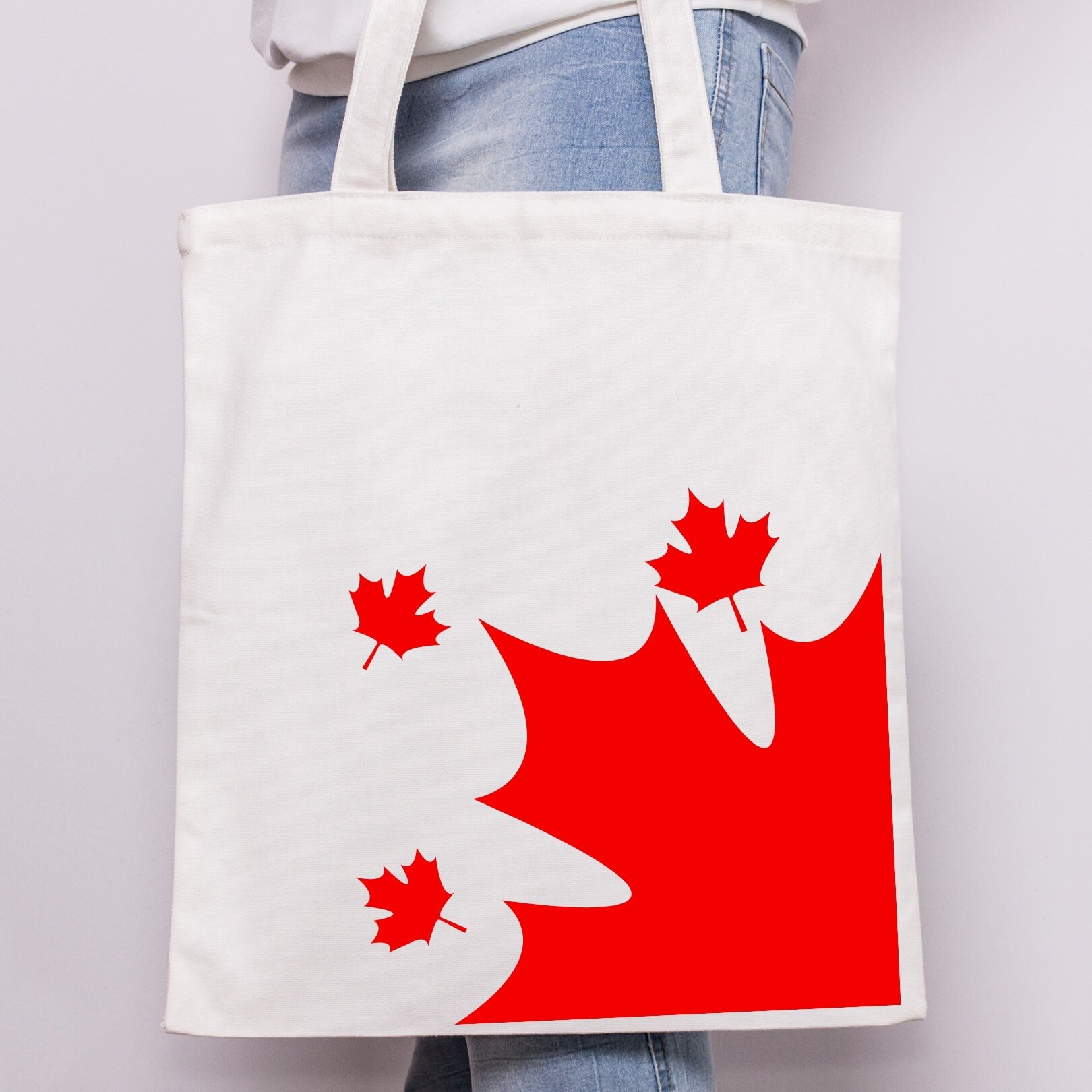 Canada Tote Bag customized shopping bag reusable canvas Etsy