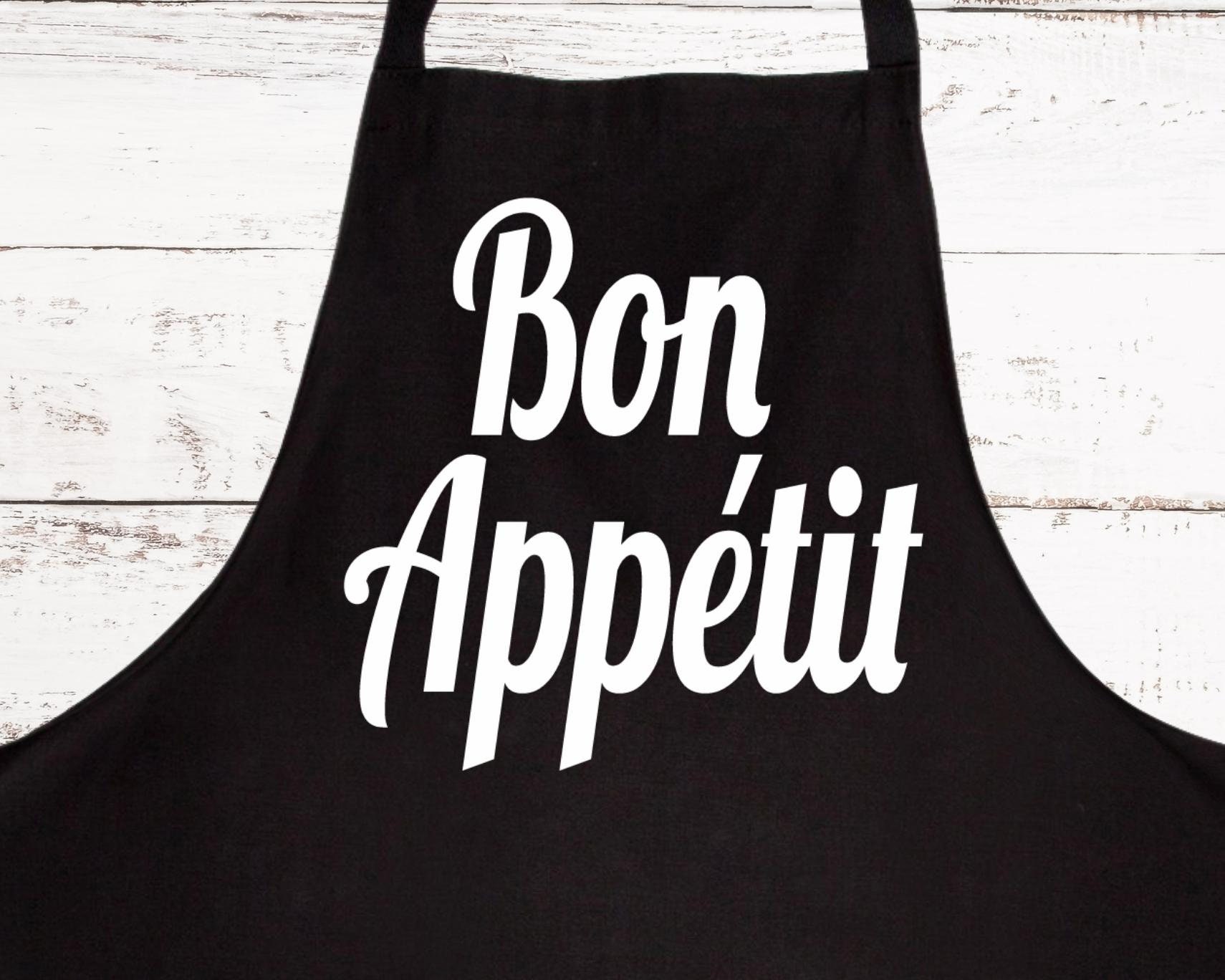 Bon Appétit tablier barbecue / BBQ rouge pour homme - tabliers / tablier de  cuisine homme