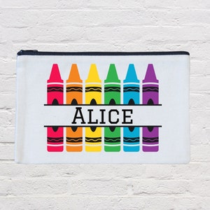 Mini fourre-tout personnalisé, trousse à maquillage, sac en toile, fait main, cadeau pour un enseignant, rentrée scolaire, promotion 2021
