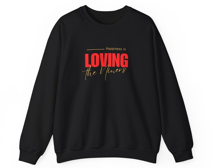 Happiness is Loving (my team) Crewneck Sweatshirt